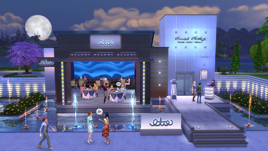 The Sims 4 - Dine Out DLC EU Origin CD Key 20.68 $