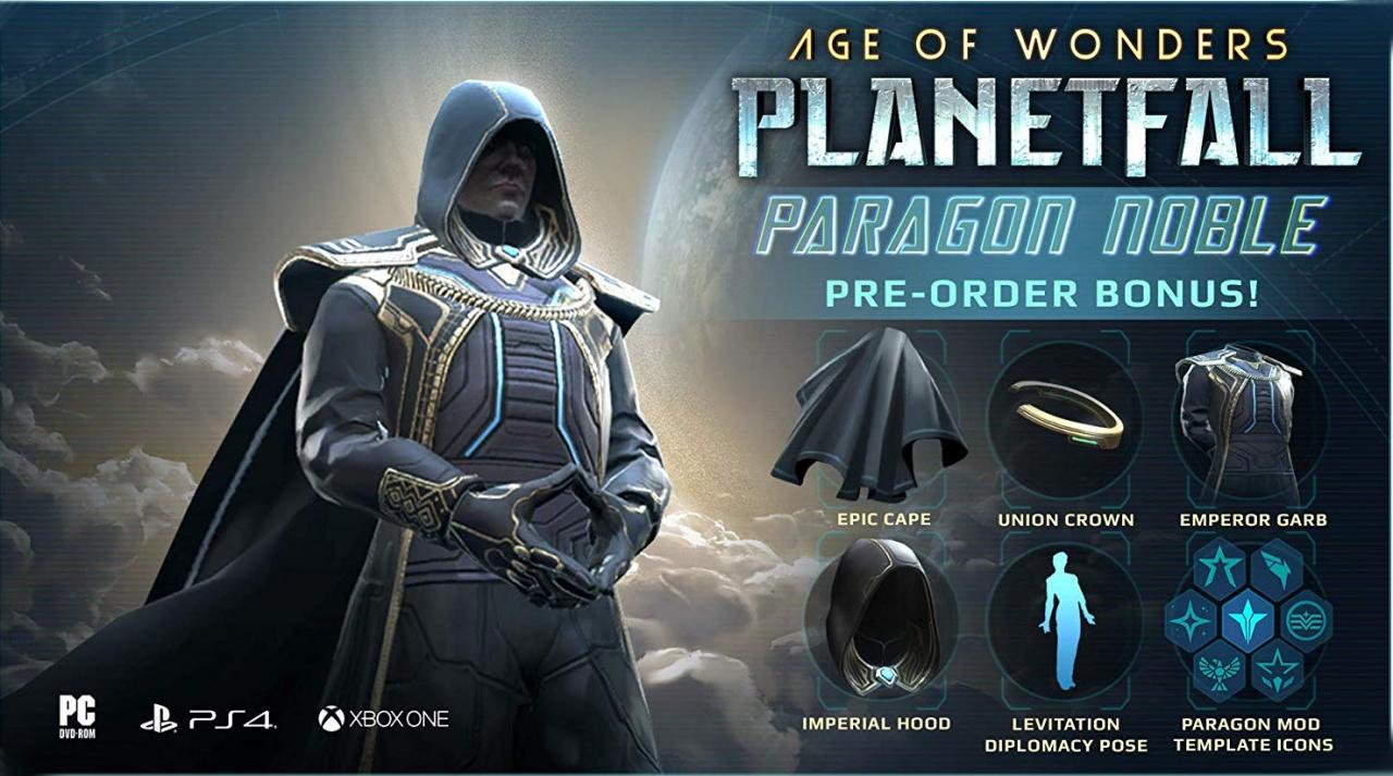 Age of Wonders: Planetfall - Paragon Set DLC Steam CD Key 11.28 $