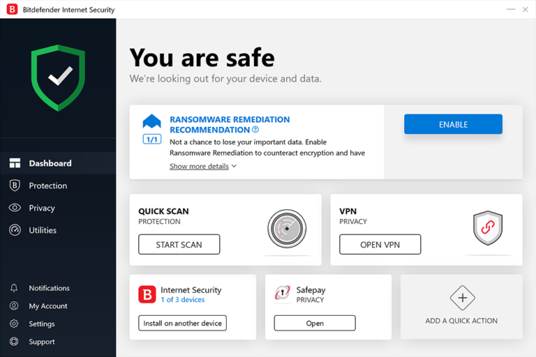 Bitdefender Total Security 2023 Trial Key (3 Months / 5 Devices) 2.14 $