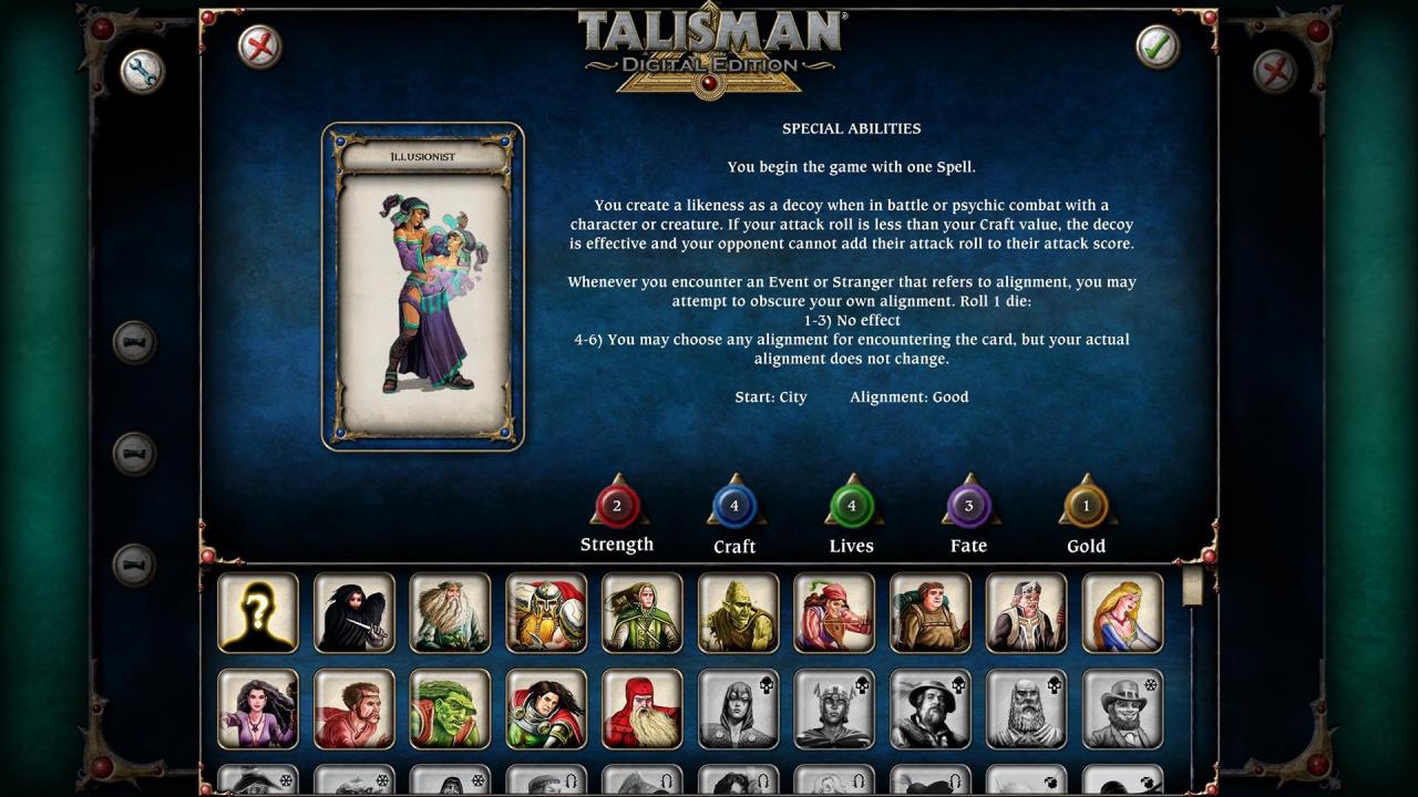 Talisman - Character Pack #11 - Illusionist DLC Steam CD Key 0.8 $