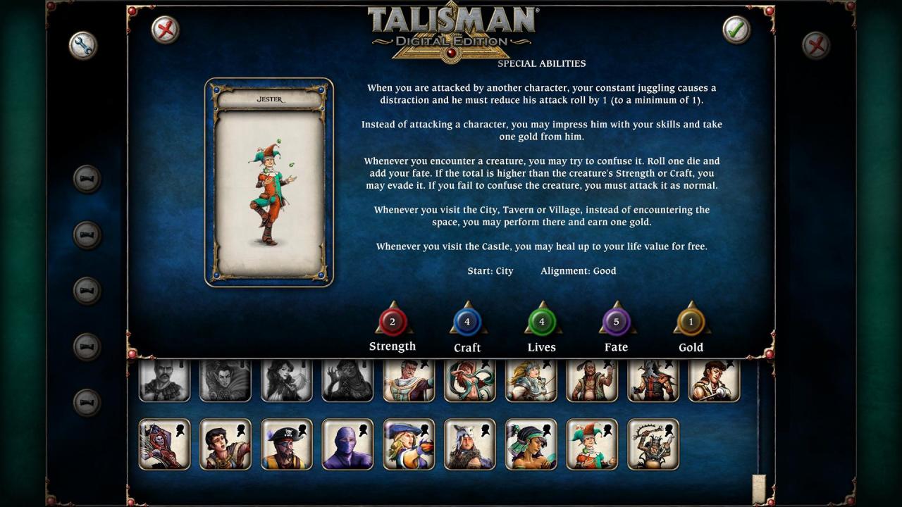 Talisman - Character Pack #12 - Jester DLC Steam CD Key 0.86 $