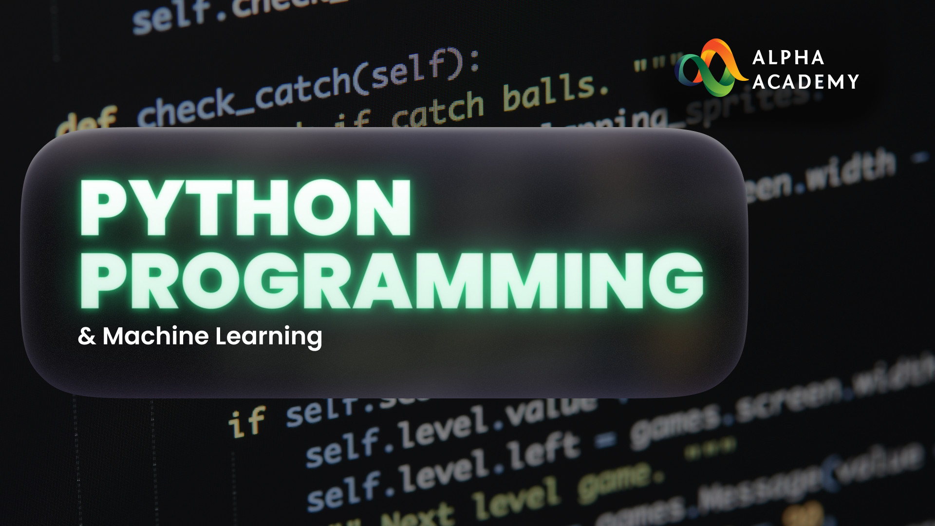 Python Programming & Machine Learning Alpha Academy Code 18.07 $
