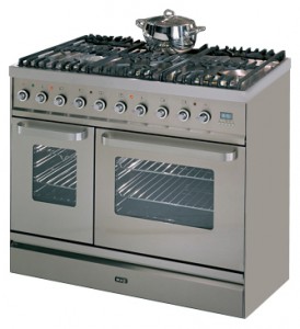 Photo Kitchen Stove ILVE TD-90FW-MP Stainless-Steel