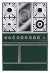 ILVE QDC-90V-MP Green Кухонная плита