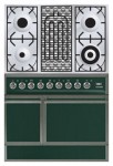 ILVE QDC-90B-MP Green Estufa de la cocina