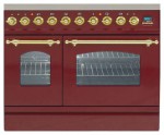ILVE PDN-90-MP Red Kitchen Stove