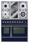 ILVE QDC-90VW-MP Blue Estufa de la cocina