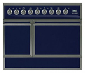 Photo Kitchen Stove ILVE QDC-90F-MP Blue