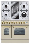 ILVE PDN-90V-MP Antique white Fogão de Cozinha