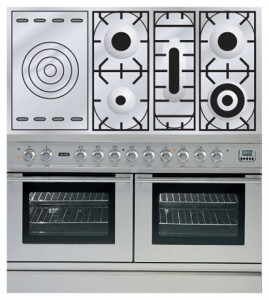 Photo Kitchen Stove ILVE PDL-120S-VG Stainless-Steel