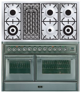 Photo Kitchen Stove ILVE MTS-120BD-MP Stainless-Steel