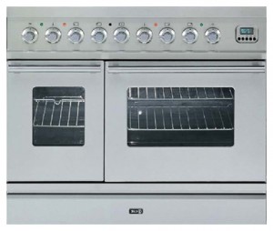 Photo Kitchen Stove ILVE PDW-906-MP Stainless-Steel