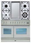 ILVE PDW-100F-VG Stainless-Steel Σόμπα κουζίνα