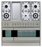 ILVE PF-120F-VG Stainless-Steel Tűzhely