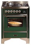 ILVE M-70D-VG Green Fogão de Cozinha
