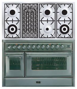 Photo Kitchen Stove ILVE MT-120BD-E3 Stainless-Steel