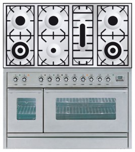 Photo Kitchen Stove ILVE PW-1207-VG Stainless-Steel