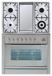 ILVE PW-90F-VG Stainless-Steel Kitchen Stove