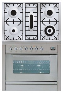 Photo Kitchen Stove ILVE PW-90-MP Stainless-Steel