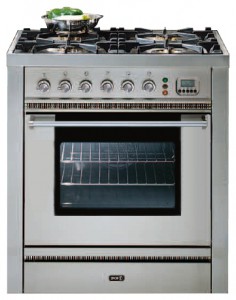 Photo Kitchen Stove ILVE P-70L-VG Stainless-Steel