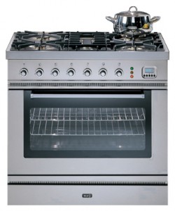 Photo Kitchen Stove ILVE P-80L-MP Stainless-Steel