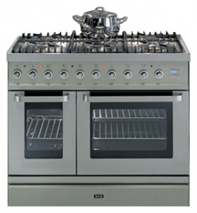 Photo Kitchen Stove ILVE TD-90CL-VG Stainless-Steel