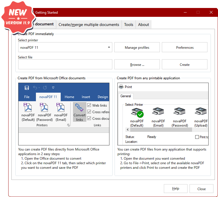 novaPDF Lite 11 Key (Lifetime  / 1 PC) 4.24 $