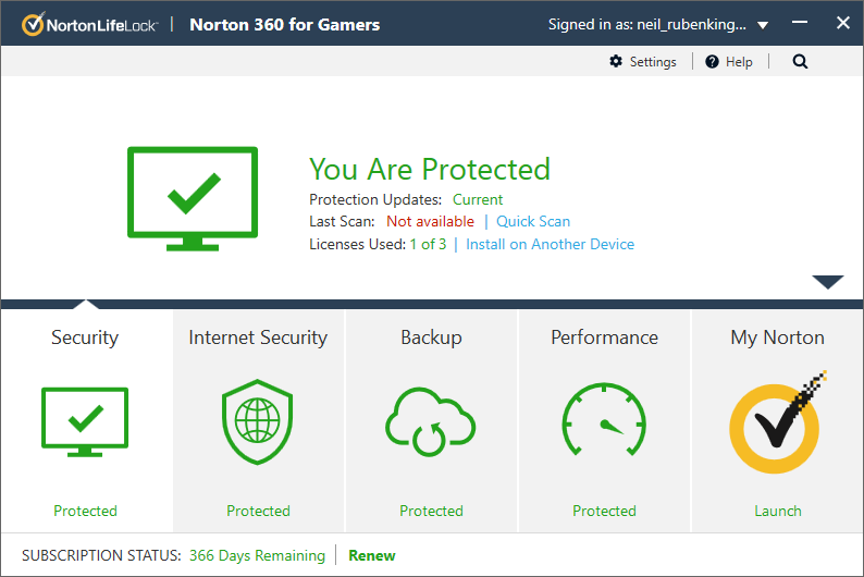 Norton 360 for Gamers 2021 EU Key (1 Year / 3 Devices) 9.02 $