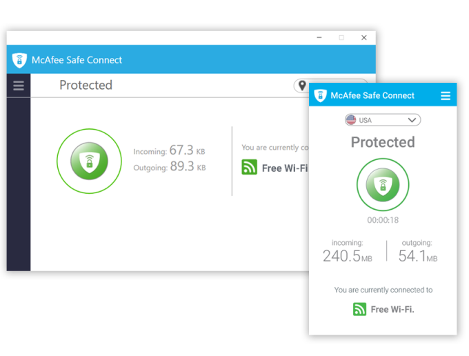 McAfee Safe Connect VPN (1 Year / 5 Devices) 19.75 $