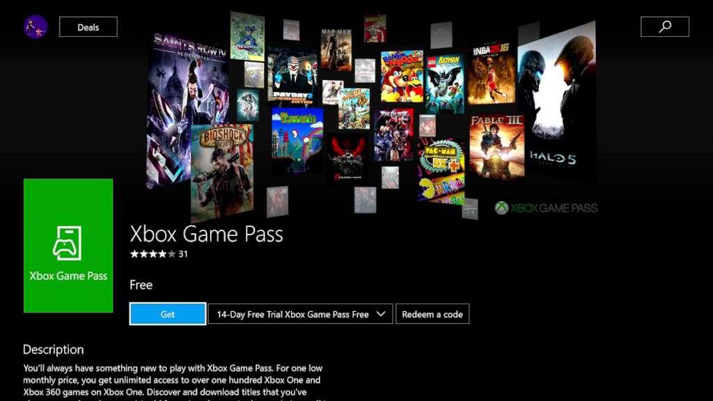 Xbox Game Pass for PC - 1 Month Trial Windows 10/11 PC CD Key (ONLY FOR NEW ACCOUNTS, valid for a week after purchase) 1.8 $