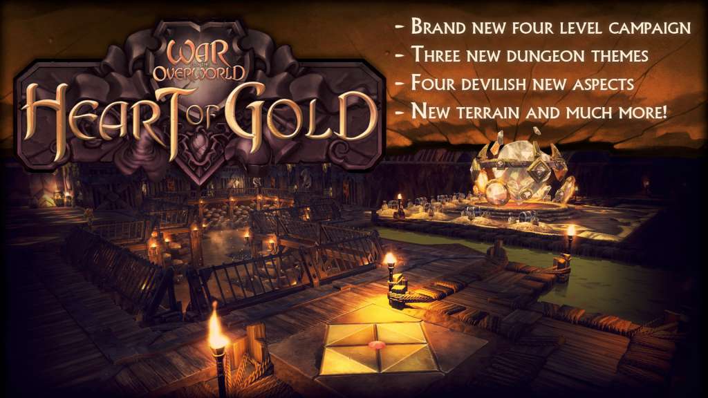 War for the Overworld - Heart of Gold DLC Steam CD Key 3.68 $
