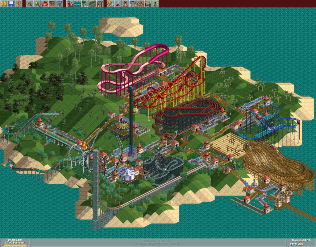 RollerCoaster Tycoon: Deluxe Steam Gift 101.68 $