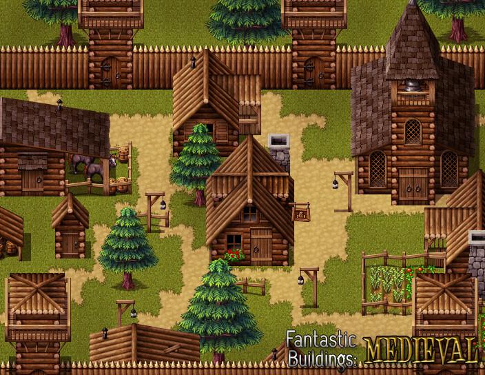 RPG Maker VX Ace - Fantastic Buildings: Medieval Steam CD Key 6.54 $