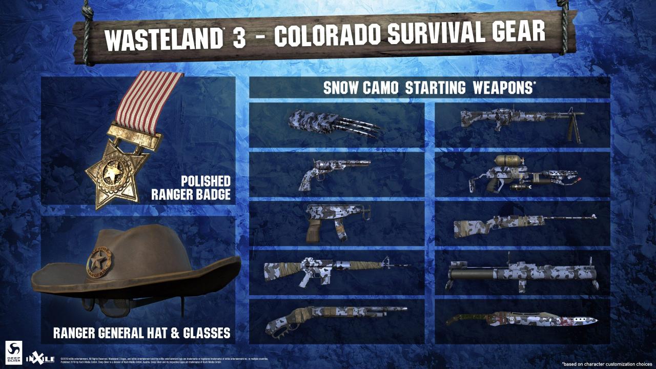 Wasteland 3 - Colorado Survival Gear DLC Steam CD Key 1.63 $