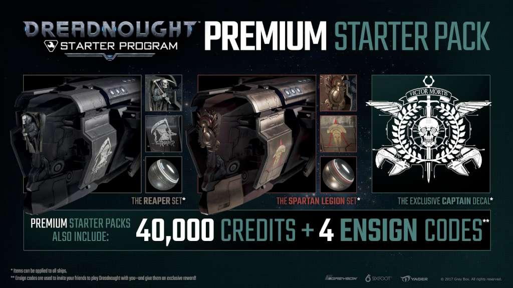 Dreadnought - Premium Starter Pack DLC Activation CD Key 0.72 $