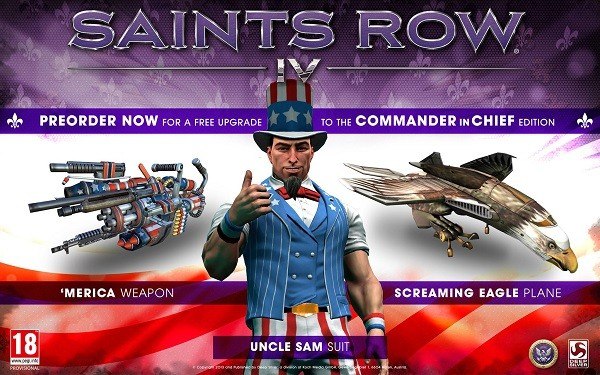 Saints Row IV Commander in Chief Edition Steam CD Key 6.77 $