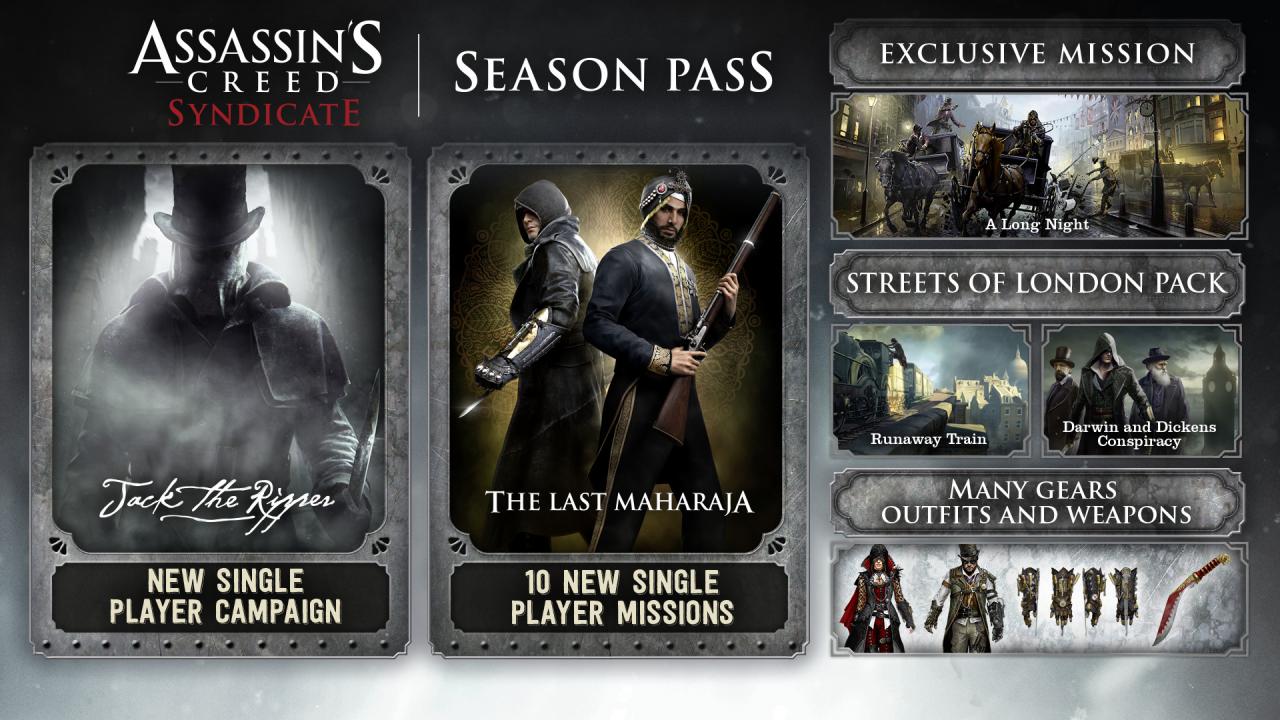 Assassin's Creed Syndicate - Season Pass Ubisoft Connect CD Key 7.9 $