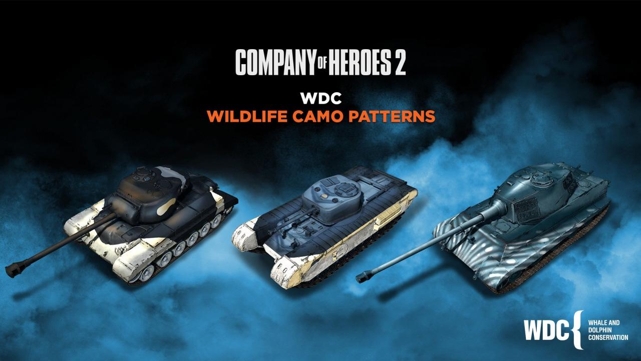 Company of Heroes 2 - Whale and Dolphin Pattern Pack Steam CD Key 0.31 $
