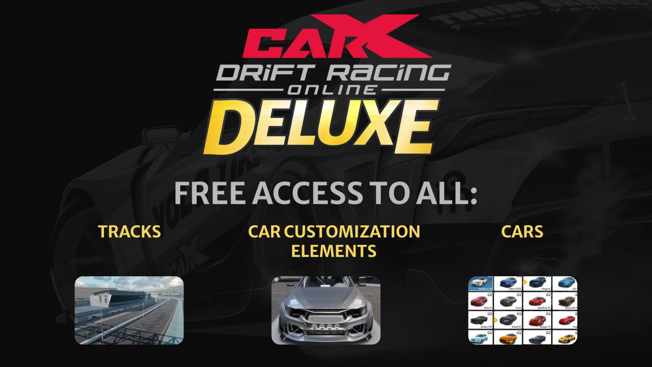 CarX Drift Racing Online - Deluxe DLC Steam Altergift 25.21 $