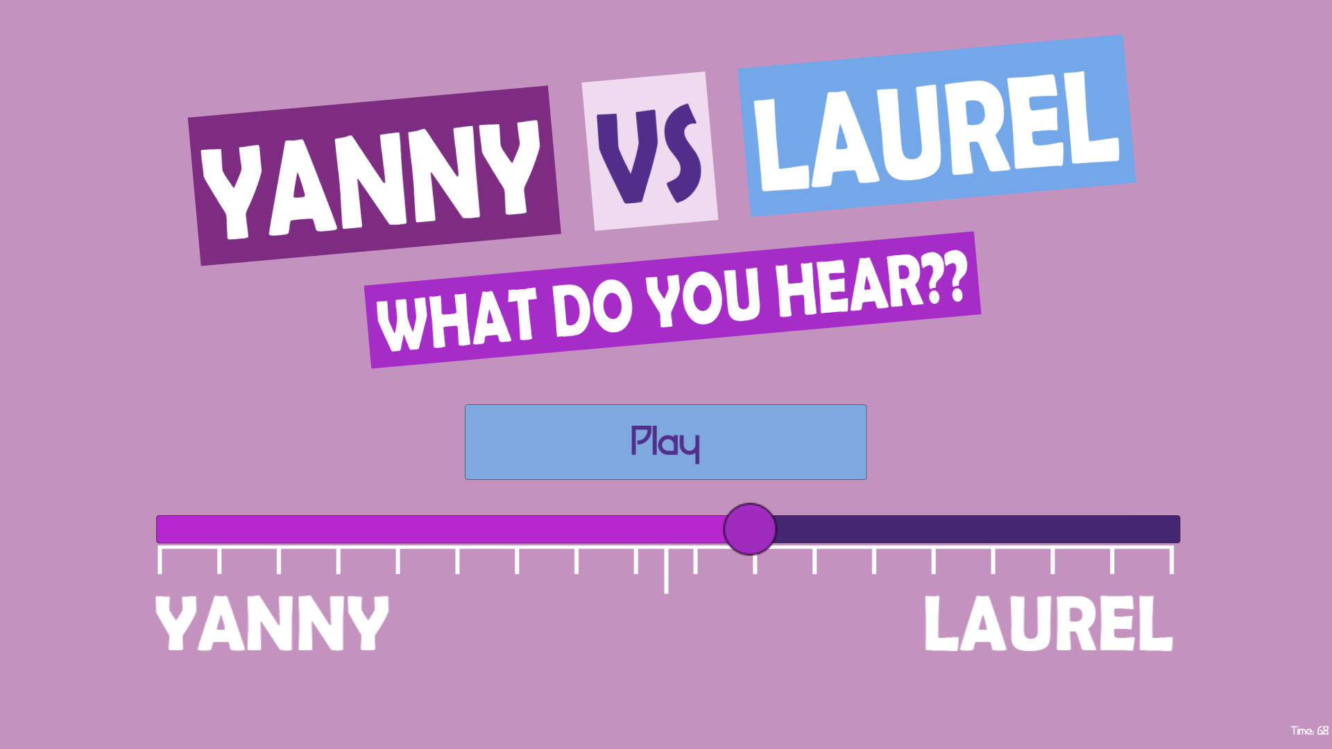 What do you hear?? Yanny vs Laurel Steam CD Key 0.75 $