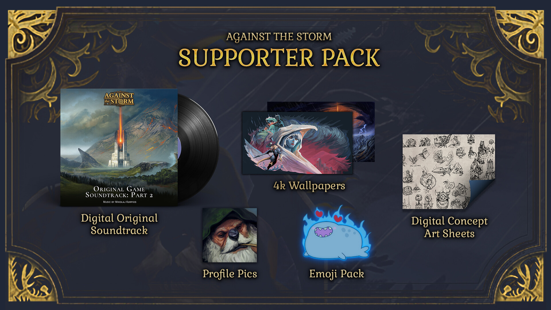 Against the Storm - Supporter Pack DLC Steam CD Key 7.74 $