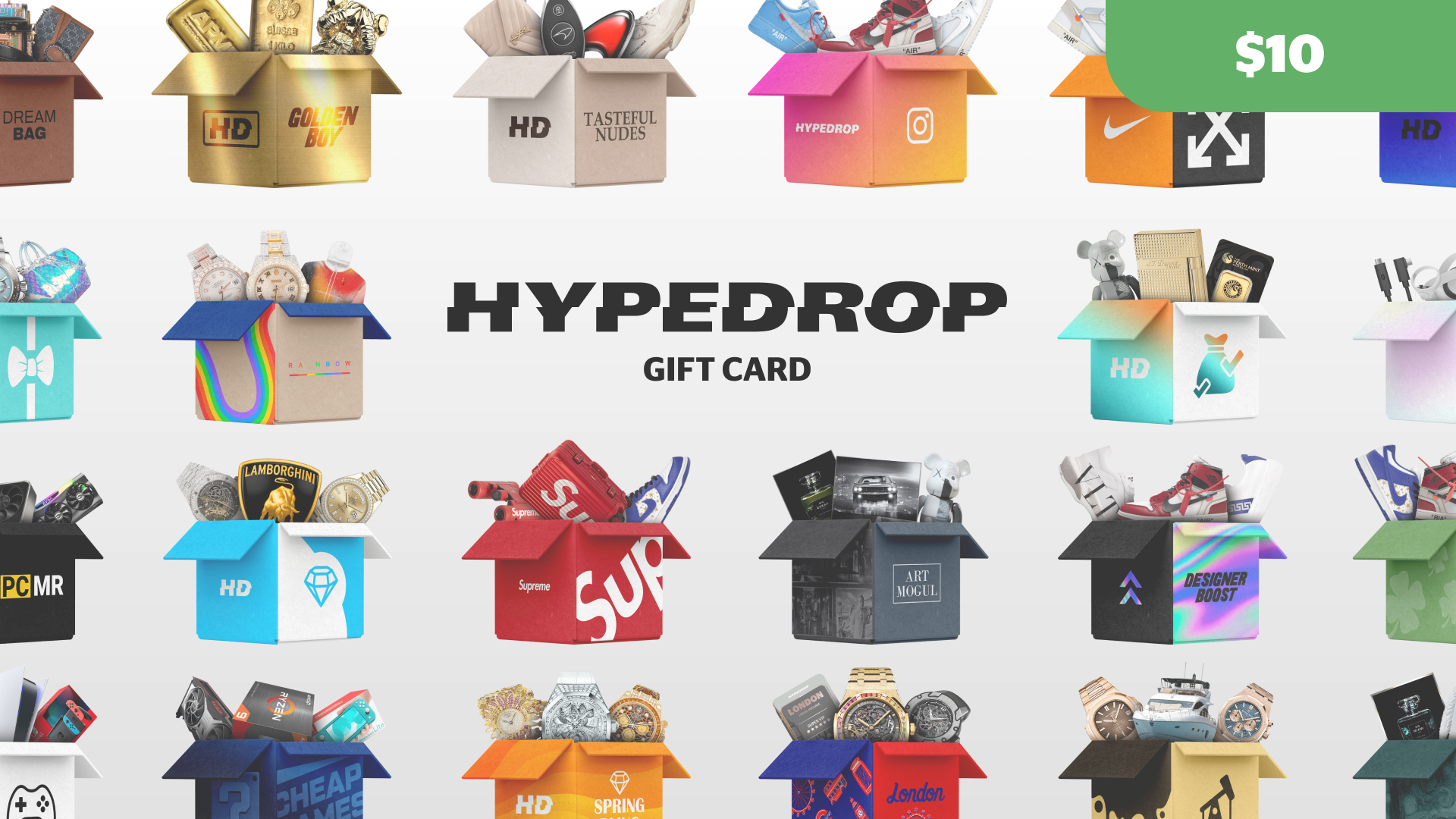 10$ HypeDrop Gift Card 10 USD Prepaid Code 12.17 $