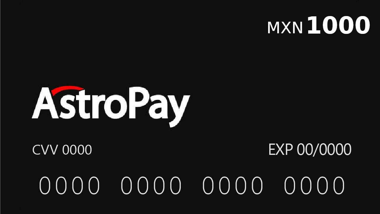 Astropay Card MX$1000 MX 68.22 $