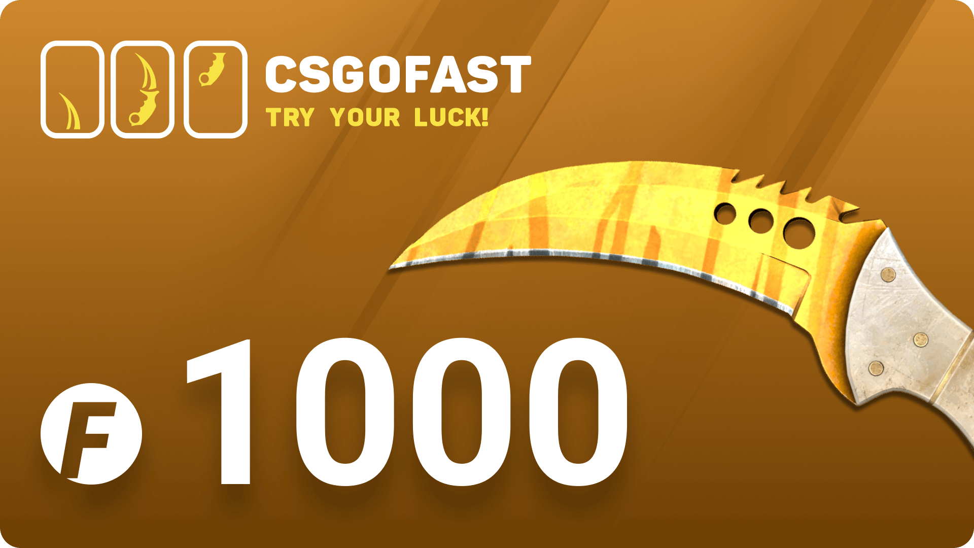CSGOFAST 1000 Fast Coins Gift Card 695.26 $