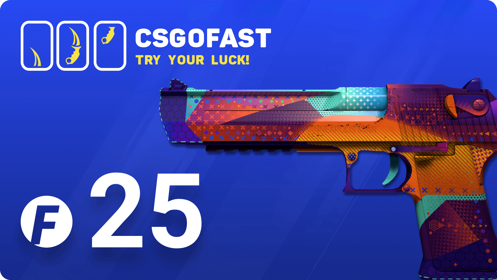 CSGOFAST 25 Fast Coins Gift Card 17.77 $