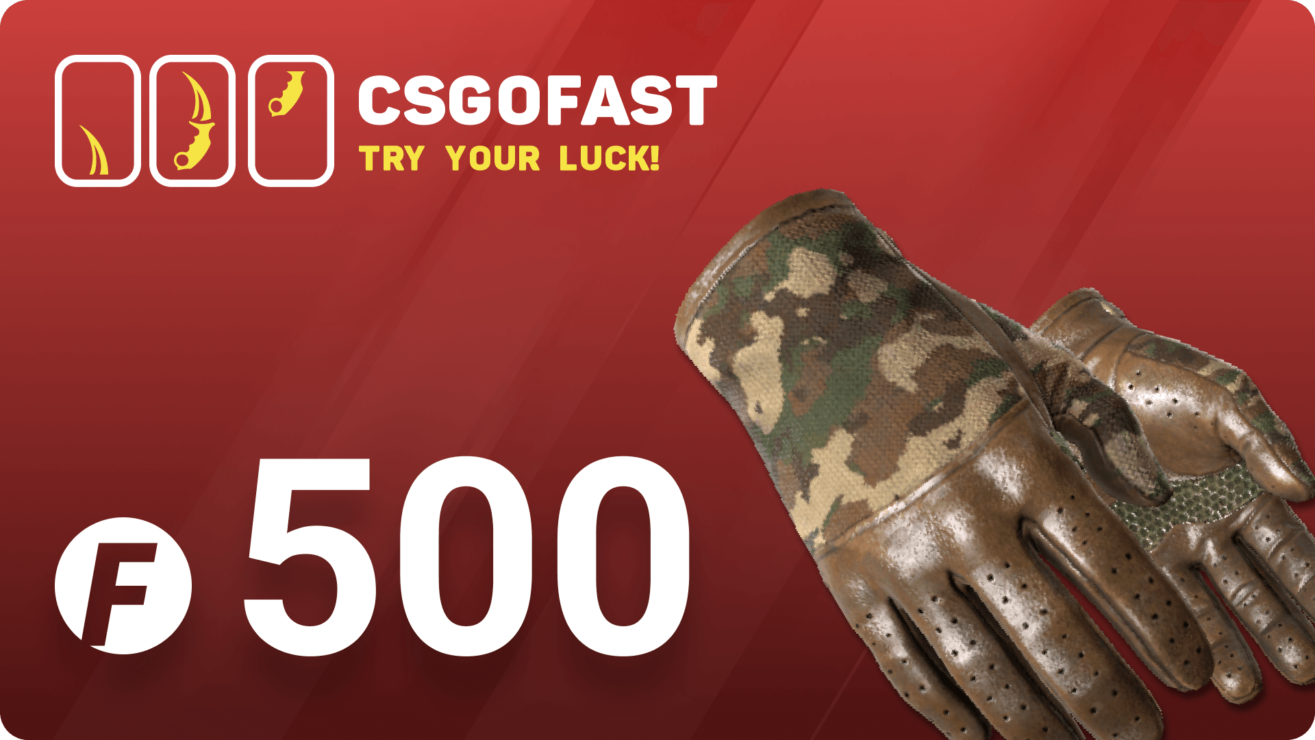 CSGOFAST 500 Fast Coins Gift Card 353.1 $