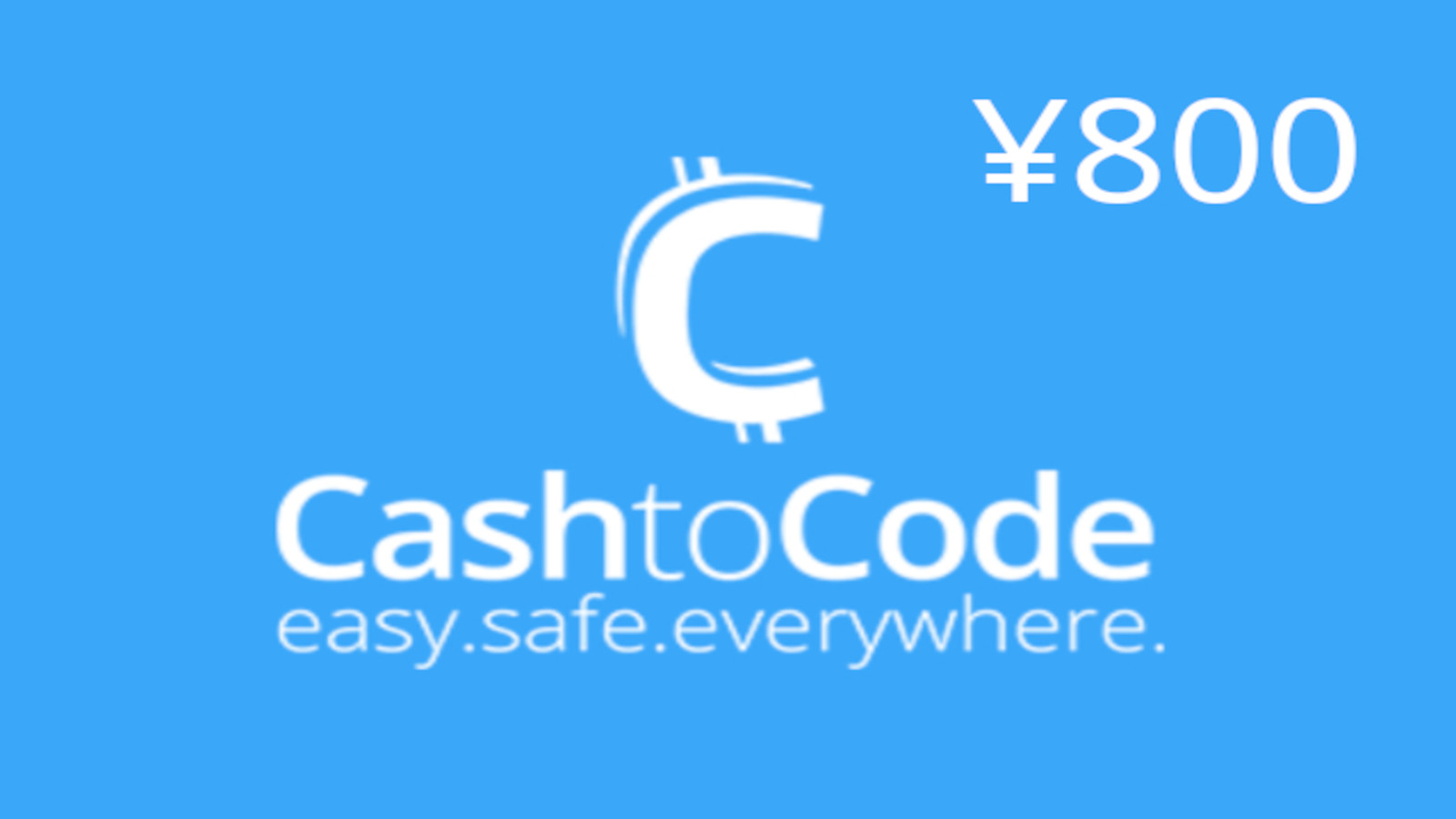 CashtoCode ¥800 Gift Card CN 128.52 $