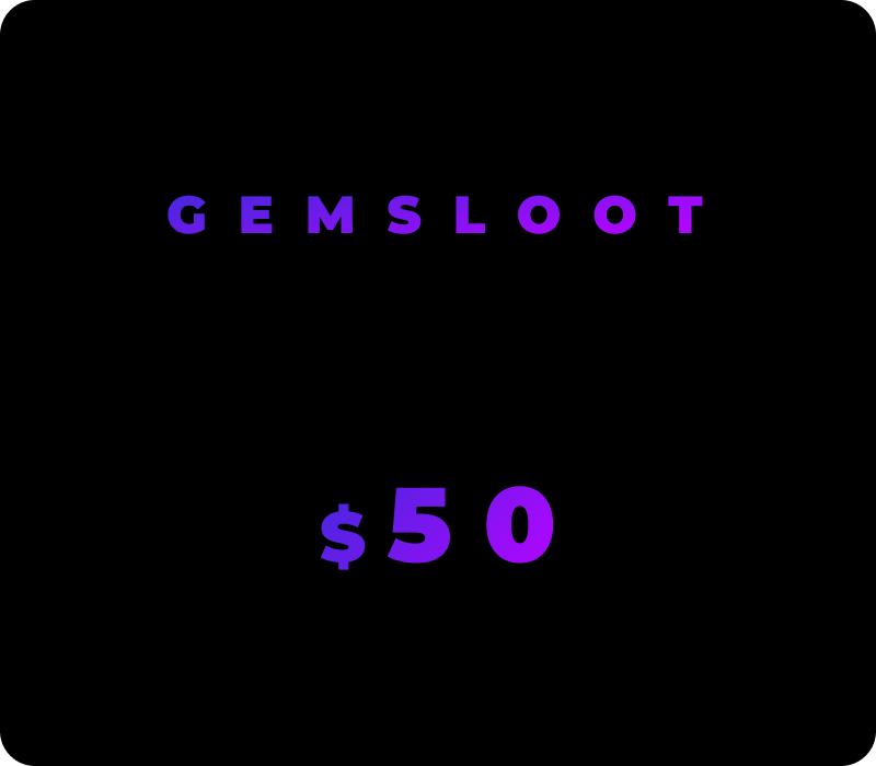 Gemsloot 50 USD Robux Giftcard 49.91 $