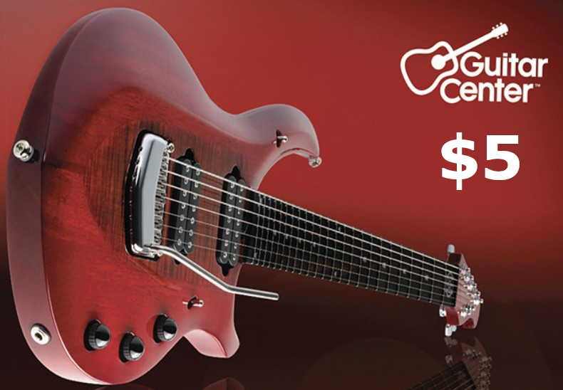 Guitar Center $5 Gift Card US 3.67 $