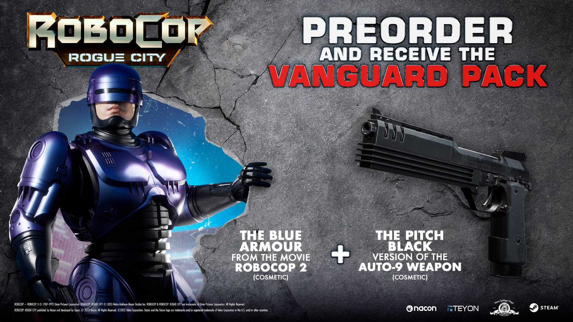RoboCop: Rogue City - Pre-Order Bonus DLC Steam CD Key 3.37 $